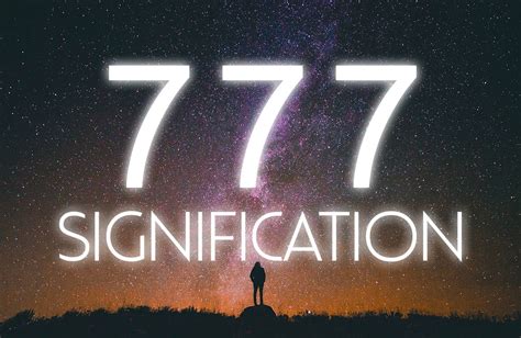 Signification nombre 777 .
